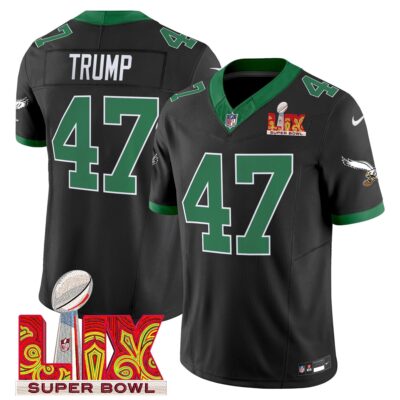 Philadelphia Eagles Kelly Green Super Bowl LIX Patch Vapor Limited Jersey - All Stitched | NFL Jersey