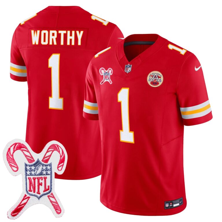 Men's Kansas City Chiefs Limited Jersey - Christmas Patch