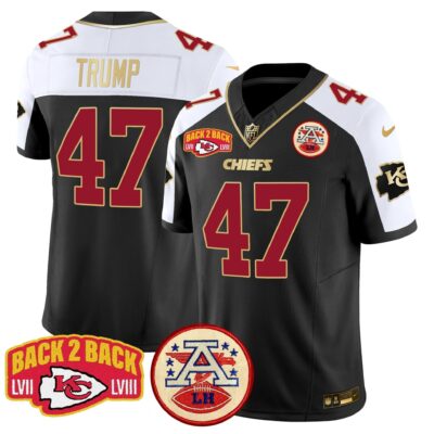 Chiefs Super Back 2 Back Patch Vapor Limited Jersey - All Stitched | NFL Jersey