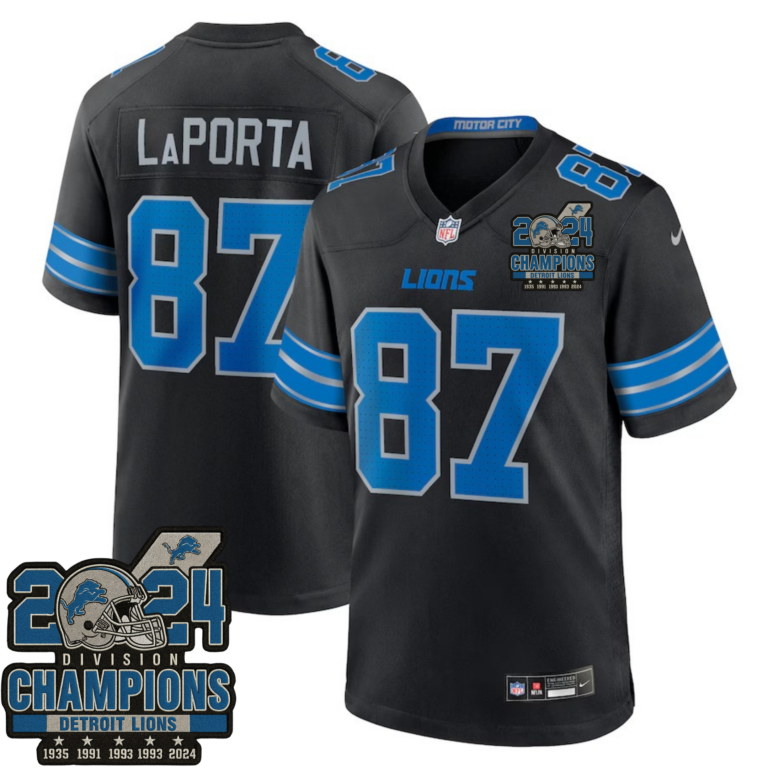 Detroit Lions 2024 Alternate Game Jersey - All Stitched | NFL Jersey