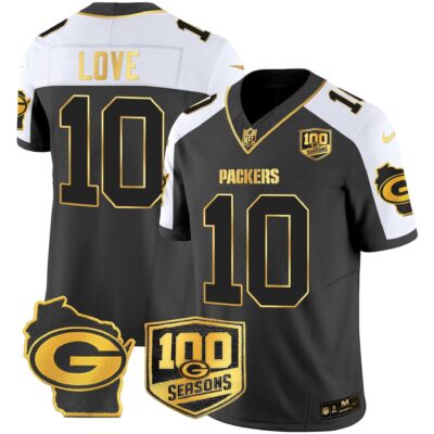 Packers 100th Season Home Patch Gold Vapor Limited Jersey – All Stitched | NFL Jersey Packers 100th Season Home Patch Gold Vapor Limited Jersey – All Stitched | NFL Jersey