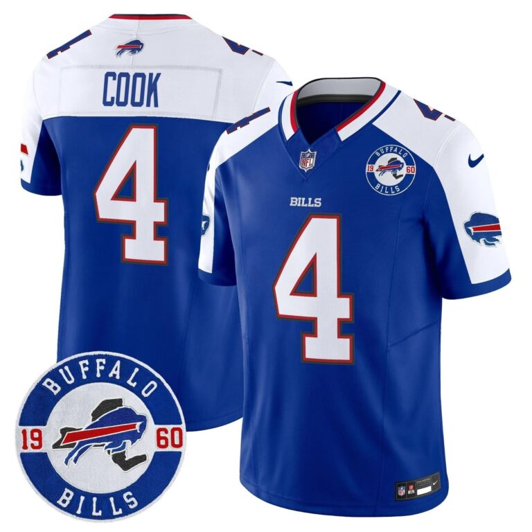 Buffalo Bills 2024 Vapor Limited Jersey - Est. 1960 Patch - All Stitched | NFL Jersey