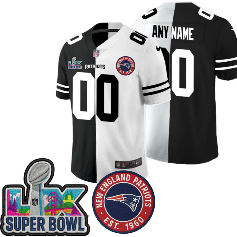 New England Patriots Custom Game Jersey - All Stitched | NFL Jersey