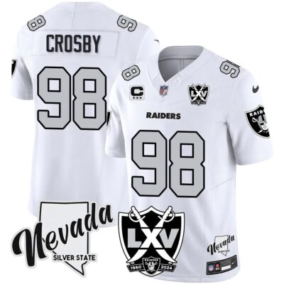 Raiders 2025 Vapor Limited Jersey - 65th Anniversary - All Stitched | NFL Jersey