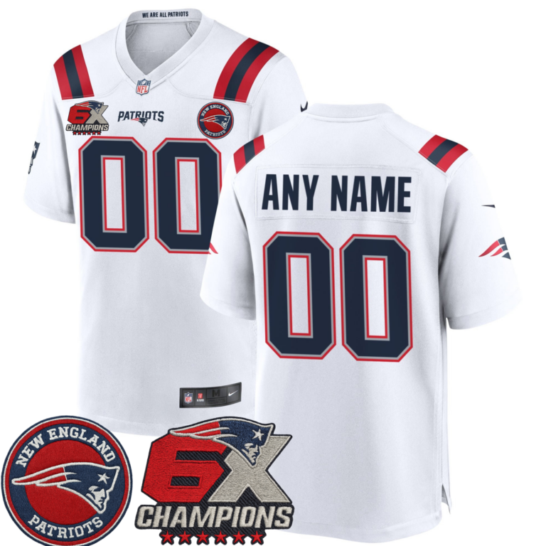 New England Patriots Alternative Custom Jersey - All Stitched | NFL Jersey