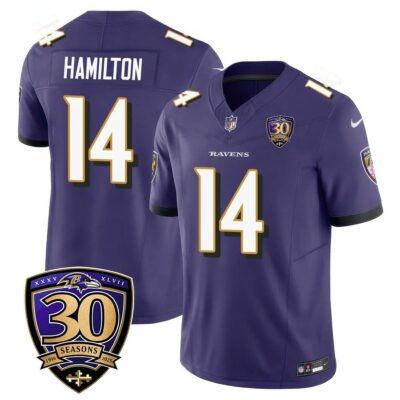 Baltimore Ravens Limited 30th Season Jersey - All Stitched | NFL Jersey