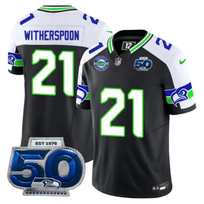 Seattle Seahawks 50th Season Vapor Limited Jersey - All Stitcheds | NFL Jersey