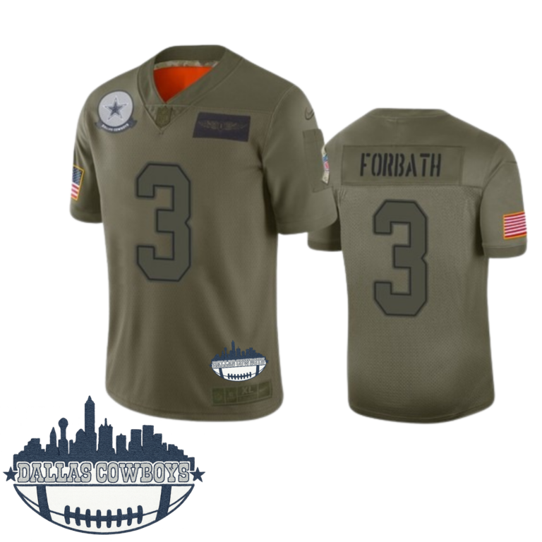 Dallas Cowboys Camo 2019 Salute To Service Limited Jersey - All Stitched | NFL Jersey