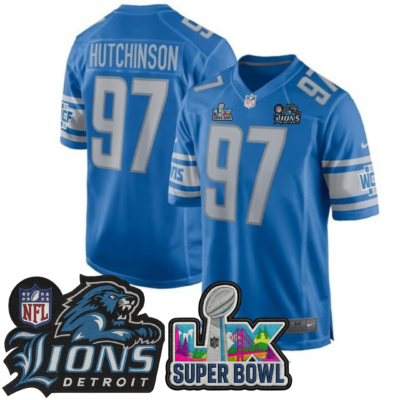 Detroit Lions Blue Game Jersey Vapor - All Stitched | NFL Jersey Detroit Lions Blue Game Jersey Vapor - All Stitched | NFL Jersey