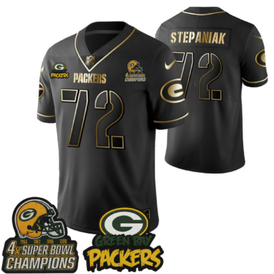 Green Bay Packers Black Golden Edition 2019 Vapor Untouchable Limited Jersey – All Stitched | NFL Jersey