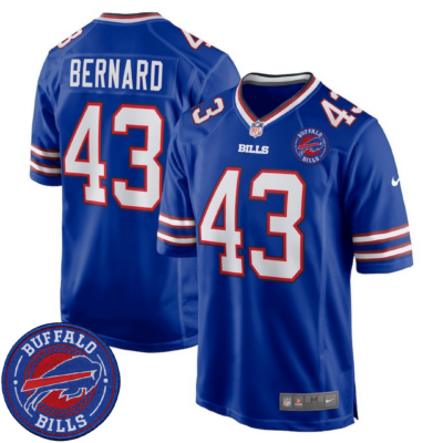 Buffalo Bills Player Royal Game Jersey – All Stitched | NFL Jersey