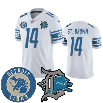 Detroit Lions White Vapor Limited Jersey - All Stitched | NFL Jersey Detroit Lions White Vapor Limited Jersey - All Stitched | NFL Jersey