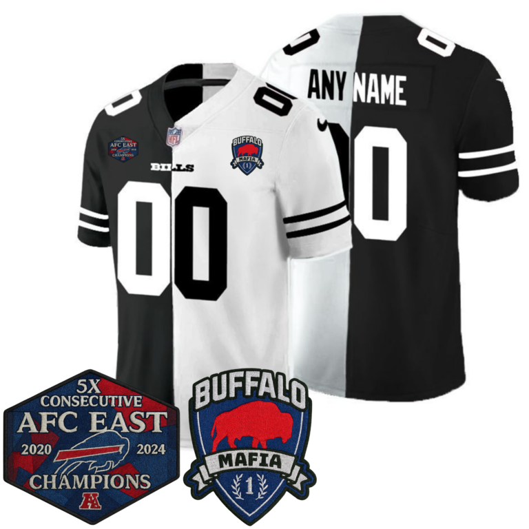 Buffalo Bills Custom Patch Men Jersey - All Stitched | NFL Jersey
