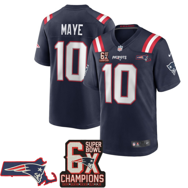 New England Patriots Alternate Game Jersey - All Stitched | NFL Jersey