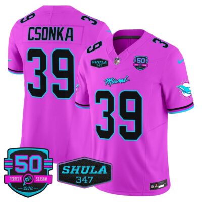Dolphins "Miami Vice" Vapor Limited Jersey V4 - All Stitched | NFL Jersey