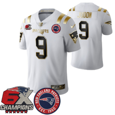 New England Patriots 2021 Nfl Golden Brandedition White Jersey - All Stitched | NFL Jersey New England Patriots 2021 Nfl Golden Brandedition White Jersey - All Stitched | NFL Jersey
