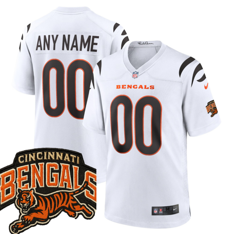 Men's Cincinnati Bengals Alternative Custom Jersey - All Stitched | NFL Jersey