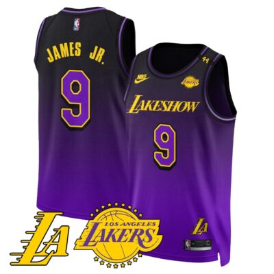 Los Angeles Lakers City Edition Jersey - All Stitched - The California Destiny | NBA jersey