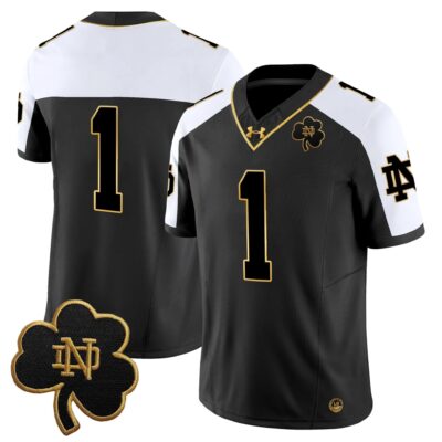 Notre Dame Fighting Irish 2024 Gold Vapor Limited Jersey - All Stitched | NCAA Jersey