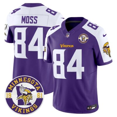 Minnesota Vikings 2024 Vapor Limited Jersey V2 - Est. 1961 Patch - All Stitched | NFL Jersey