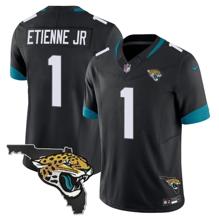 Jacksonville Jaguars Florida Patch Vapor Jersey - All Stitched | NFL Jersey