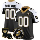 Saints EST. 1967 Patch Vapor Custom Jersey - All Stitched | NFL Jersey