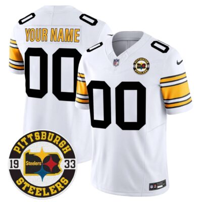 Steelers 2024 Vapor Limited Custom Jersey - Est 1933 Patch - All Stitched | NFL Jersey