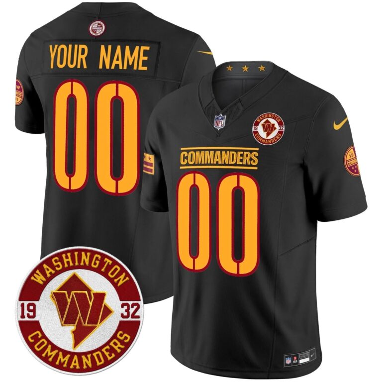 Washington Commanders 2024 Vapor Limited Custom Jersey - Est. 1932 Patch - All Stitched | NFL jersey