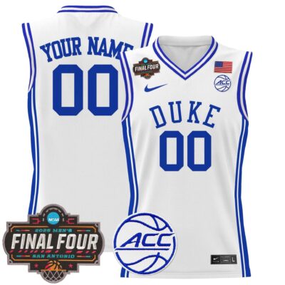 Duke Blue Devils 2025 Final Four Patch Basketball Custom Jersey - All Stitched | NBA jersey