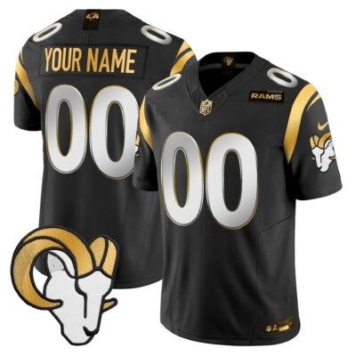 Los Angeles Rams 2024 Gold Vapor Limited Custom Jersey - All Stitched | NFL Jersey