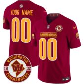 Washington Commanders 2024 Vapor Limited Custom Jersey - Est. 1932 Patch - All Stitched | NFL jersey