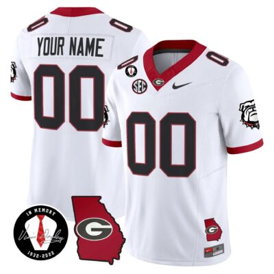Georgia Bulldogs 2024 Vapor Limited Custom Jersey V5- Georgia Map - All Stitched | NCAA Jersey