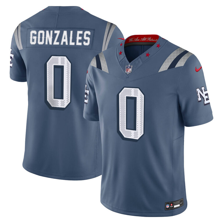 New England Patriots Storm Blue 2025 Rivalries Collection Limited Jersey - All Stitched - Limited Jersey | NFL Jersey