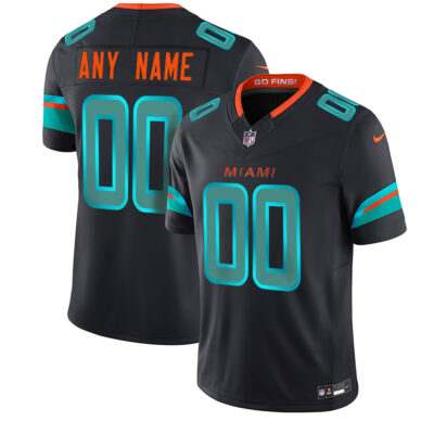 Miami Dolphins Pitch Blue 2025 Rivalries Collection Custom Limited Jersey - All Stitched - Limited Jersey | NFL Jersey