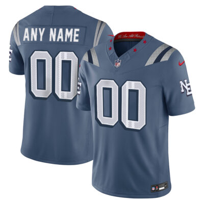 New England Patriots Storm Blue 2025 Rivalries Collection Custom Limited Jersey - All Stitched - Limited Jersey | NFL Jersey New England Patriots Storm Blue 2025 Rivalries Collection Custom Limited Jersey - All Stitched - Limited Jersey | NFL Jersey