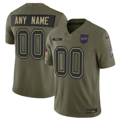 Men's all 32 Teams Olive 2025 Salute to Service Limited Jersey – All Stitched | NFL Jersey
