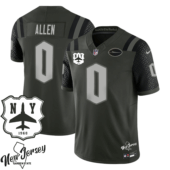 New York Jets Gotham Green 2025 Rivalries Collection State Patches Limited Jersey - All Stitched - Limited Jersey | NFL Jersey