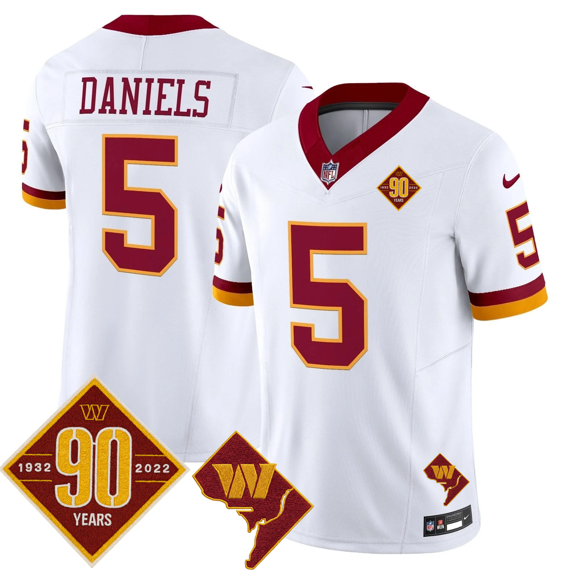 Washington Commanders Throwback Vapor Limited Jersey - All Stitched - Limited Jersey | NFL Jersey Washington Commanders Throwback Vapor Limited Jersey - All Stitched - Limited Jersey | NFL Jersey