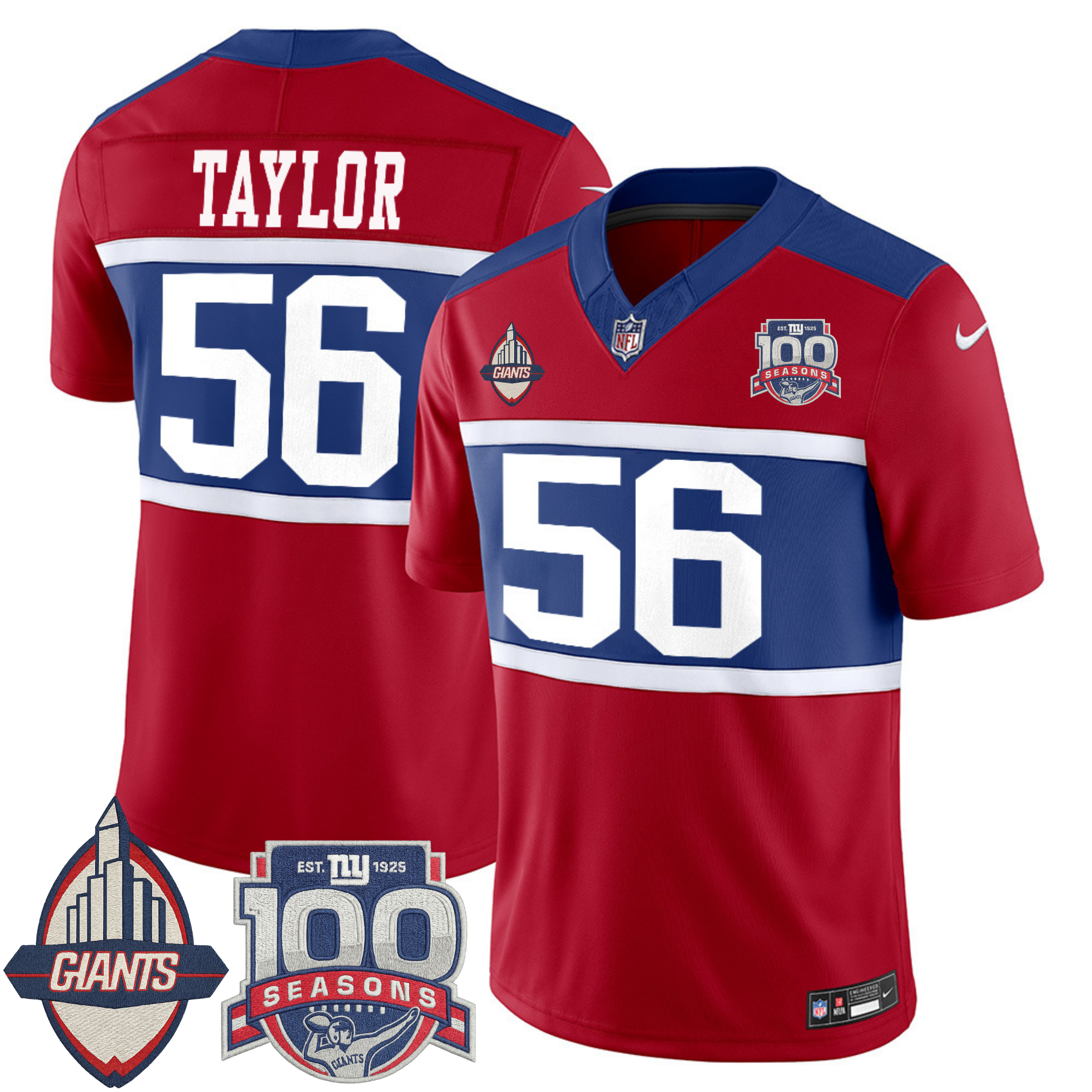 New York Giants Century Patch Commemorative Vapor Jersey – All Stitched | NFL Jersey New York Giants Century Patch Commemorative Vapor Jersey – All Stitched | NFL Jersey