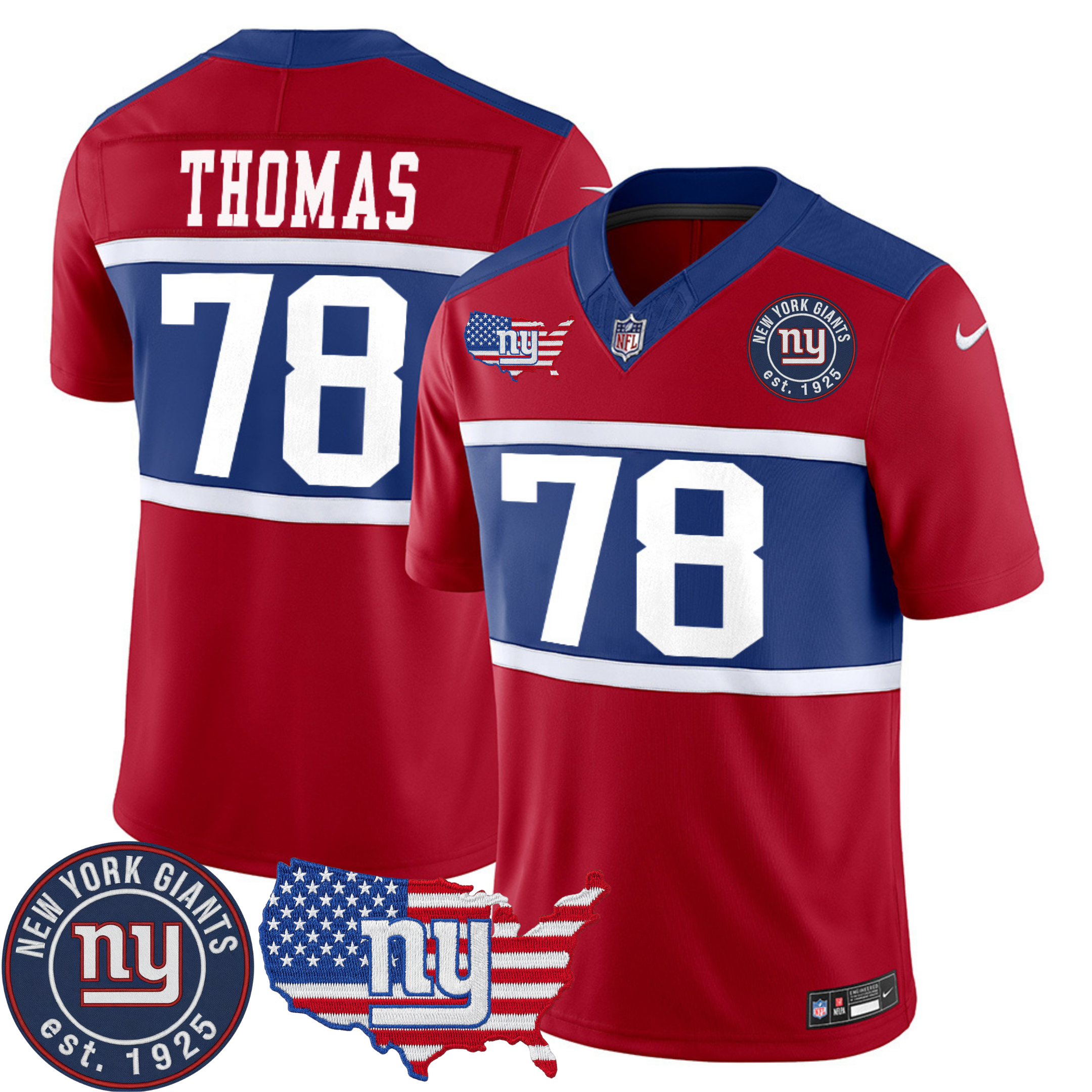 New York Giants Patch Vapor Jersey – All Stitched | NFL Jersey New York Giants Patch Vapor Jersey – All Stitched | NFL Jersey