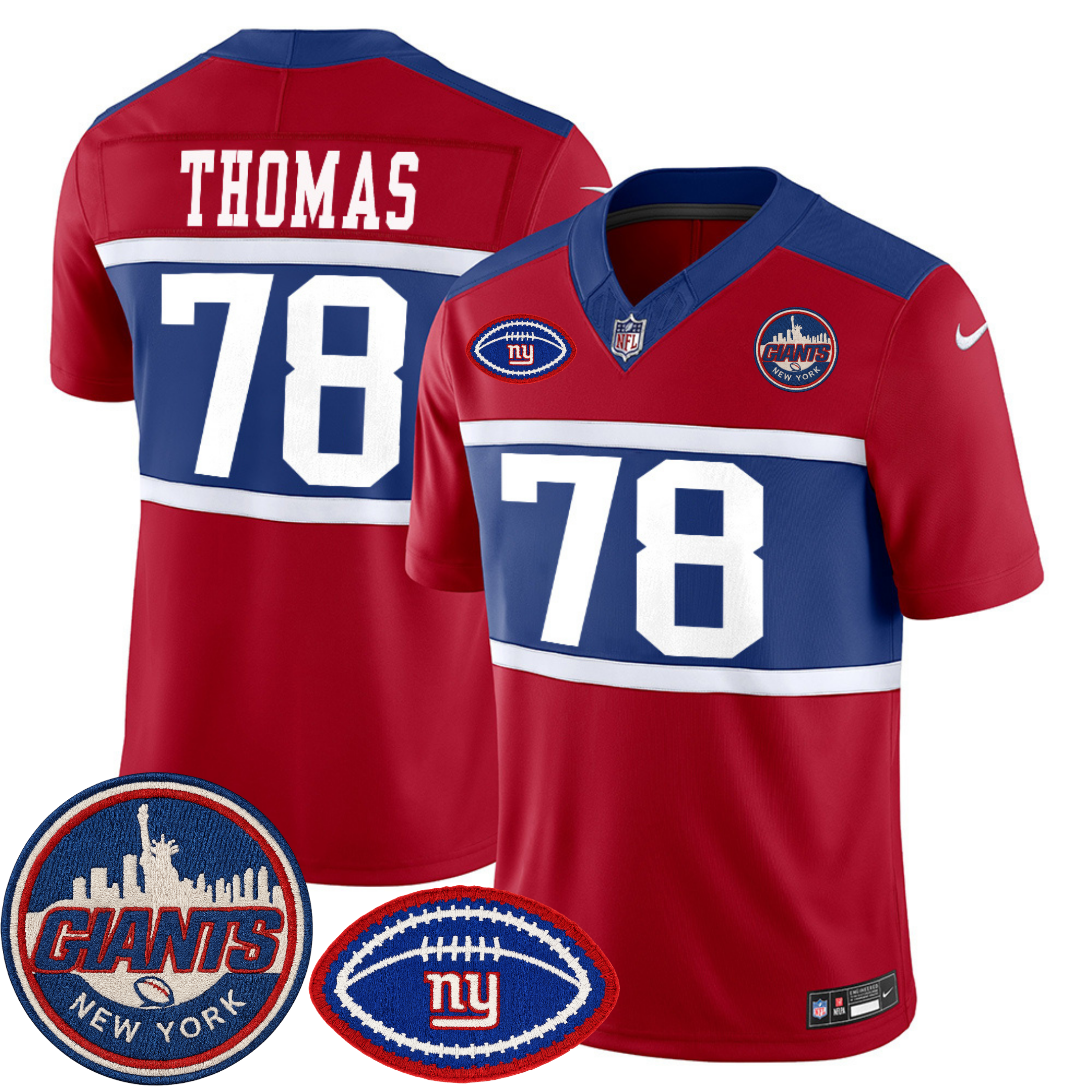 New York Giants NY Patch Commemorative Vapor Jersey – All Stitched | NFL Jersey New York Giants NY Patch Commemorative Vapor Jersey – All Stitched | NFL Jersey