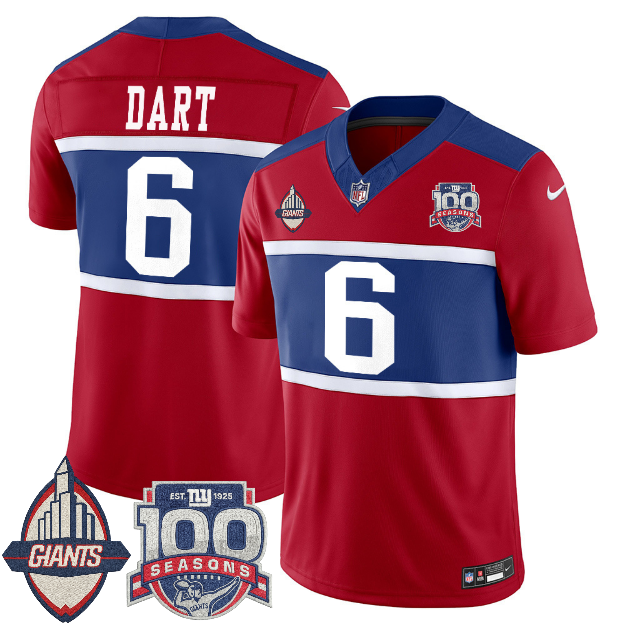 New York Giants Century Patch Commemorative Vapor Jersey – All Stitched | NFL Jersey New York Giants Century Patch Commemorative Vapor Jersey – All Stitched | NFL Jersey