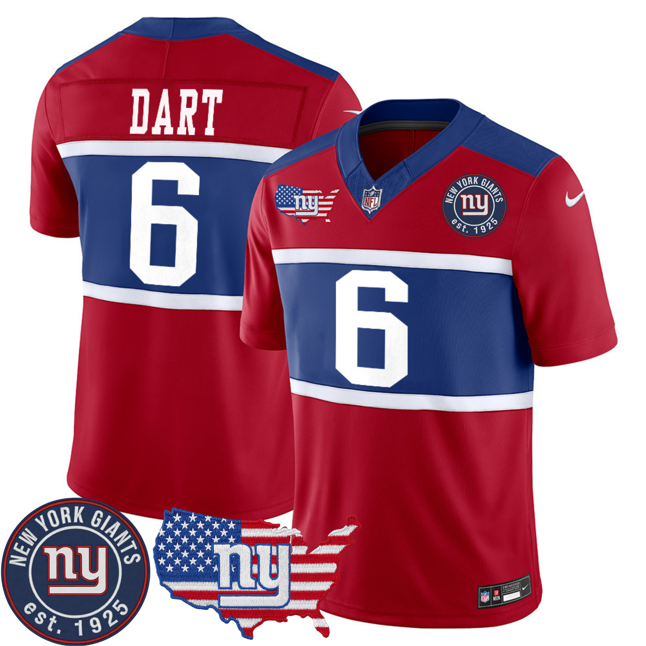 New York Giants Patch Vapor Jersey – All Stitched | NFL Jersey New York Giants Patch Vapor Jersey – All Stitched | NFL Jersey