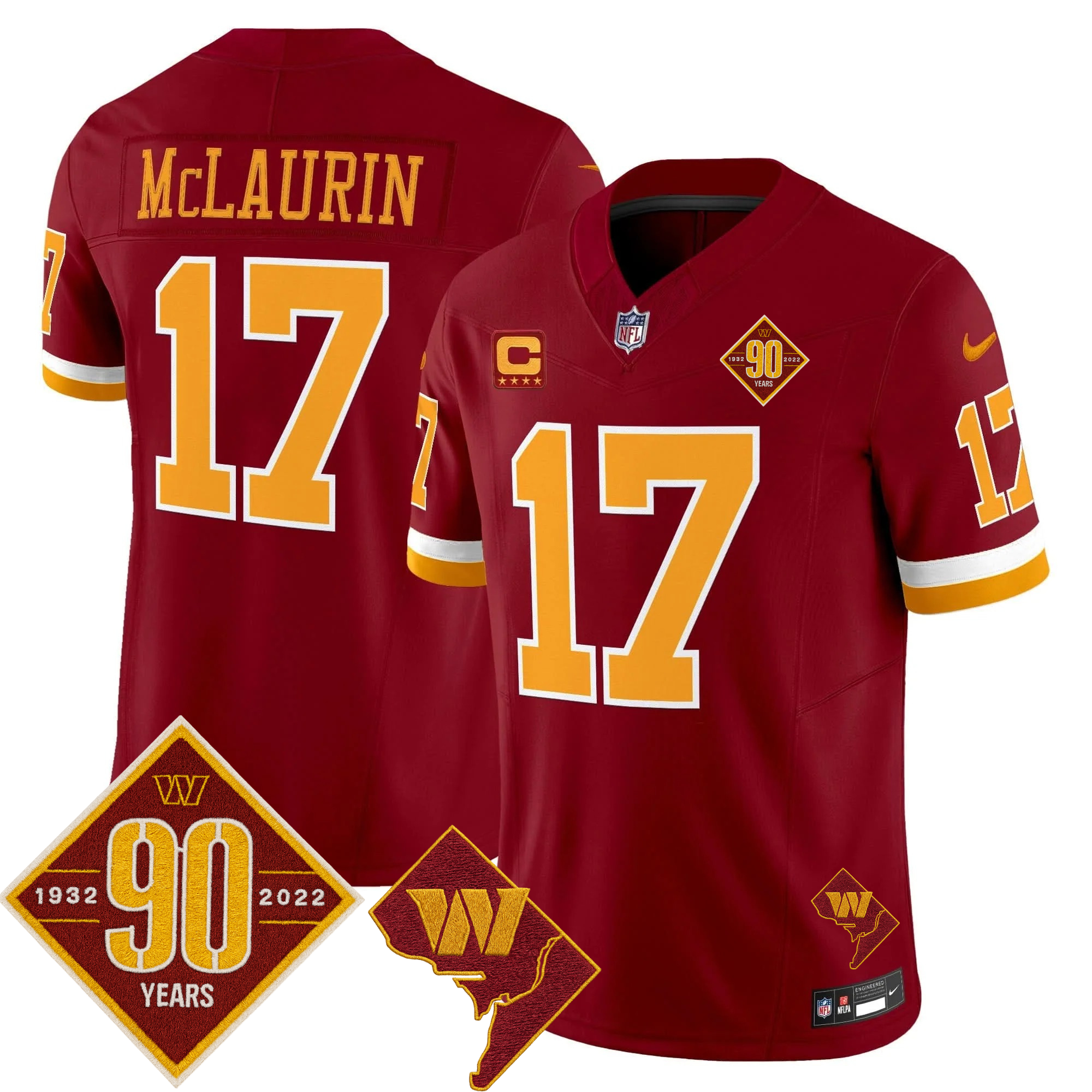 Washington Commanders Throwback Vapor Limited Jersey - All Stitched - Limited Jersey | NFL Jersey Washington Commanders Throwback Vapor Limited Jersey - All Stitched - Limited Jersey | NFL Jersey