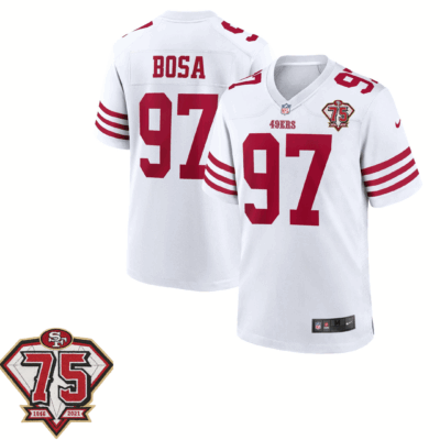 San Francisco 49ers Color Rush Vapor Limited Jersey White 75th anniversary patch – All Stitched | NFL Jersey San Francisco 49ers Color Rush Vapor Limited Jersey White 75th anniversary patch – All Stitched | NFL Jersey