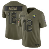 Los Angeles Rams Olive 2025 Salute to Service Limited Jersey - All Stitched - Limited Jersey | NFL Jersey
