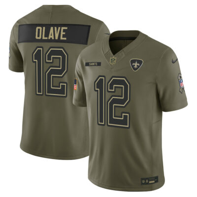 New Orleans Saints Nike Olive 2025 Salute to Service Limited Jersey - All Stitched - Limited Jersey | NFL Jersey New Orleans Saints Nike Olive 2025 Salute to Service Limited Jersey - All Stitched - Limited Jersey | NFL Jersey
