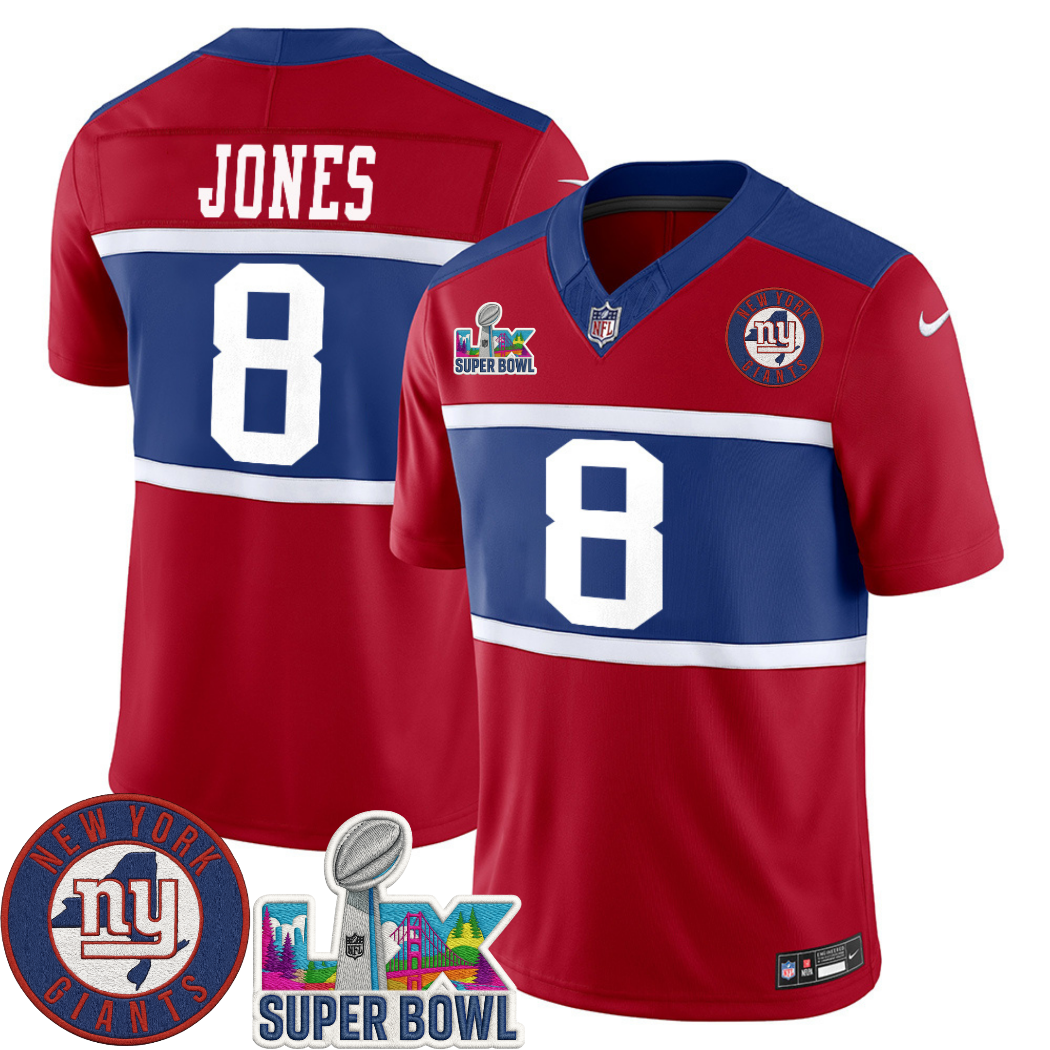 New York Giants NYG LIX Super Bowl Patch Vapor Jersey – All Stitched | NFL Jersey New York Giants NYG LIX Super Bowl Patch Vapor Jersey – All Stitched | NFL Jersey