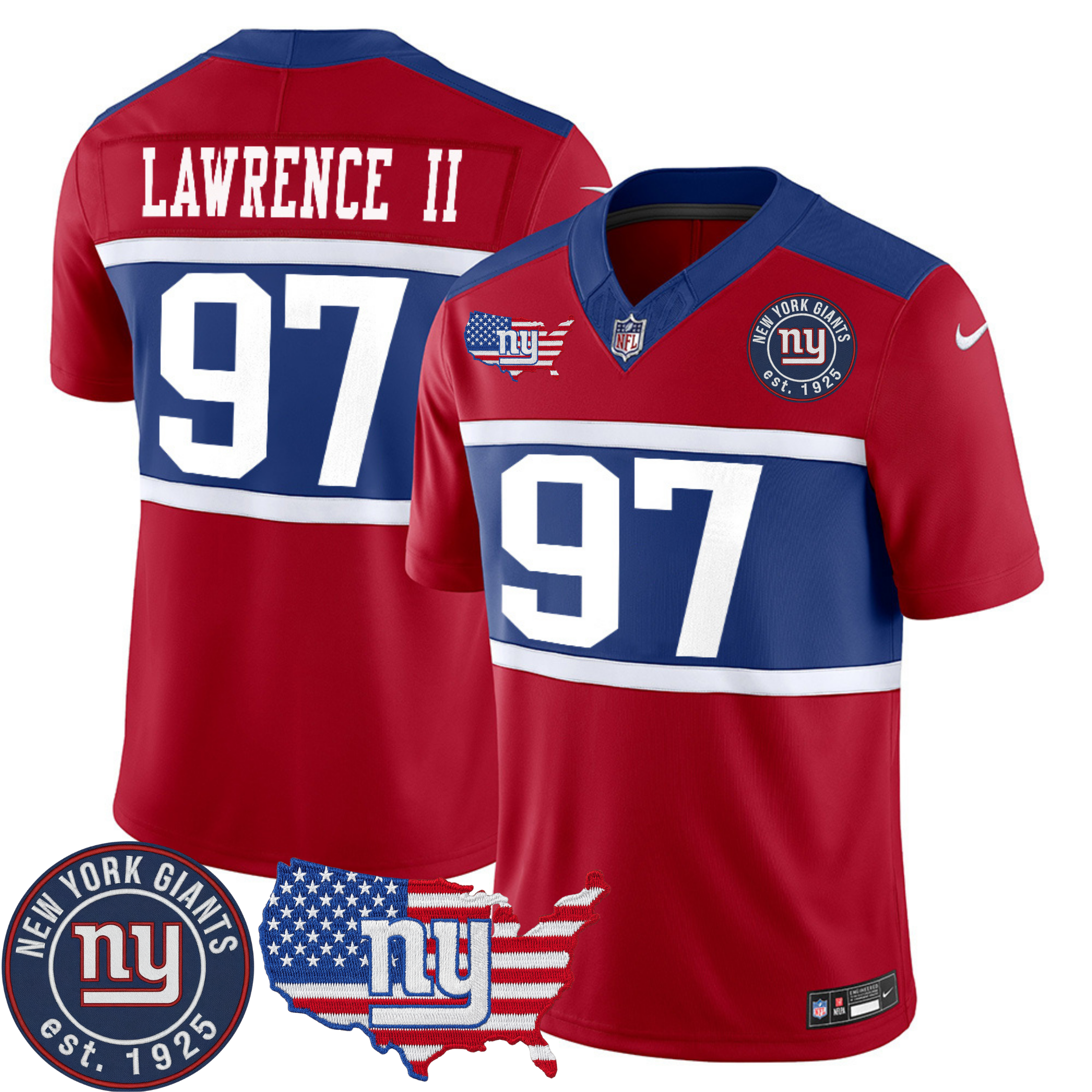 New York Giants Patch Vapor Jersey – All Stitched | NFL Jersey New York Giants Patch Vapor Jersey – All Stitched | NFL Jersey