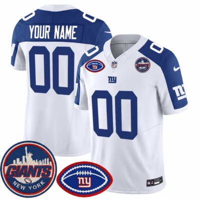 New York Giants NY Patch Commemorative Custom Vapor Jersey – All Stitched | NFL Jersey